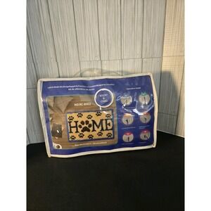 Rocky & Chao Home latch Hook Rug Kit Dog Paw Print